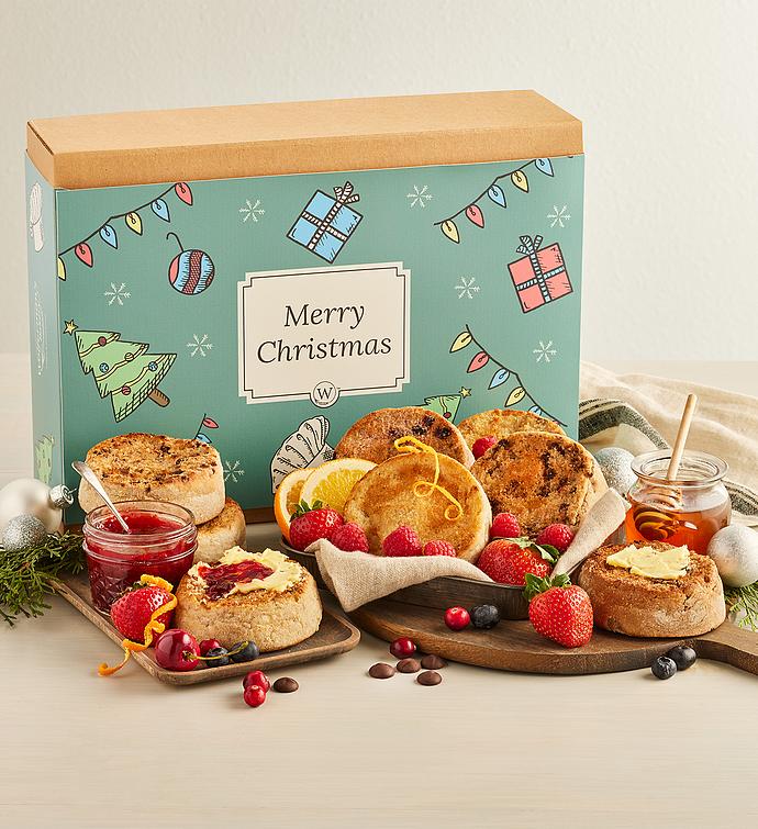 Mix & Match Super-Thick English Muffin Christmas Bakery Gift - Pick 4